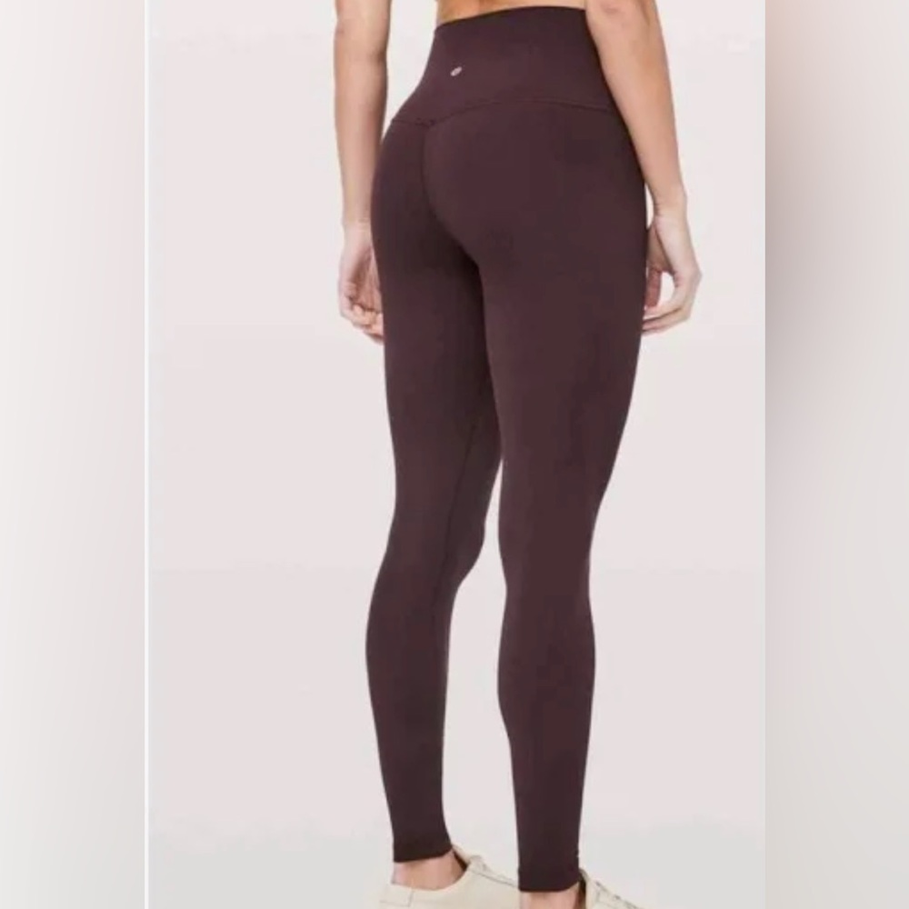 Lululemon Full Length Align Pants - Plum Color - Size 4